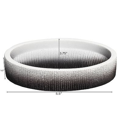 Sweet Home Urbana Bath Accessory Collection Poly Resin Bathroom Soap Dish