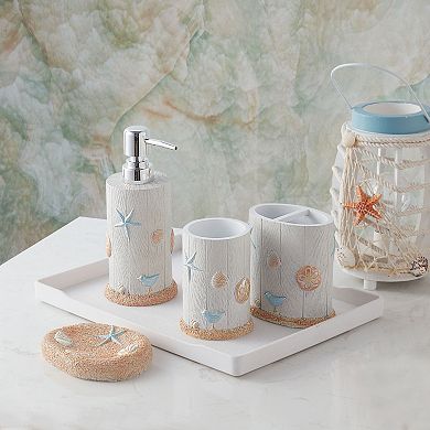 Sweet Home Ocean Star Bath Accessory Collection 4-Piece Bathroom Set