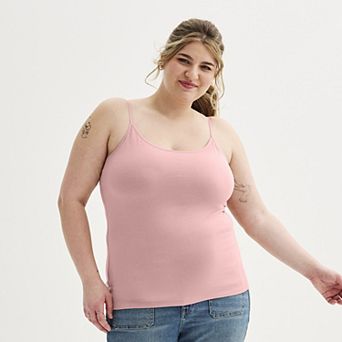 Juniors' Plus Size SO® Shelf Bra Cami