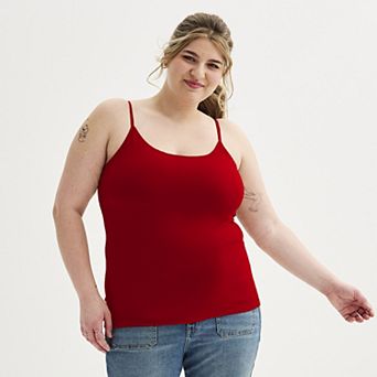 Juniors' Plus Size SO® Shelf Bra Cami