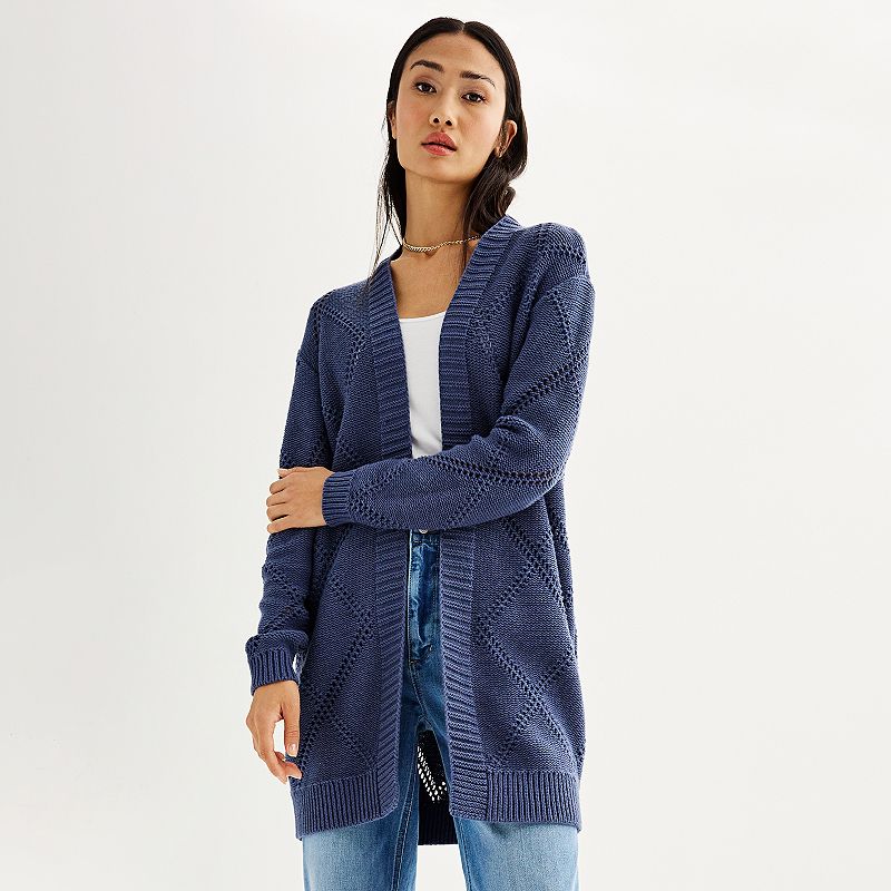 Kohls deals navy cardigan