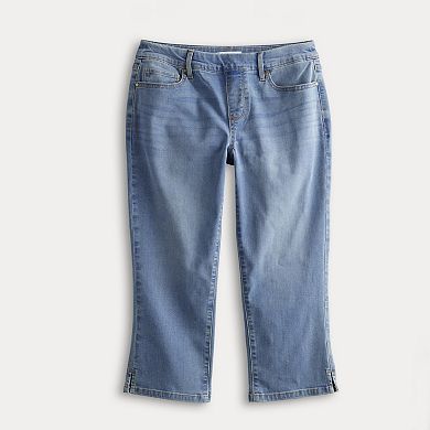 Women's Croft & Barrow® Modern Pull-On Denim Capris