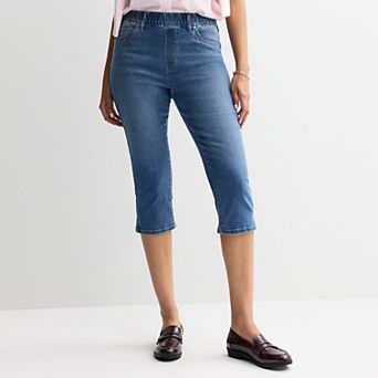 Women's Croft & Barrow® Modern Pull-On Denim Capris