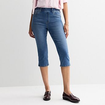 Women's Croft & Barrow® Modern Pull-On Denim Capris