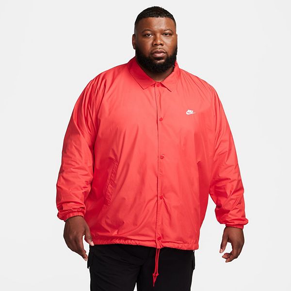 Men's Nike Club Coach's Jacket - University Red (XL)