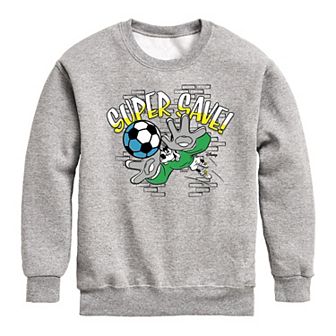 Disney's Mickey & Friends Boys 8-20 Super Save Crew Fleece Sweatshirt