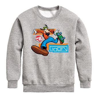 Disney's Mickey & Friends Boys 8-20 Goofy Leap Crew Fleece Sweatshirt