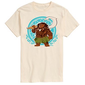Disney's Moana Men's Maui Pattern Graphic Tee