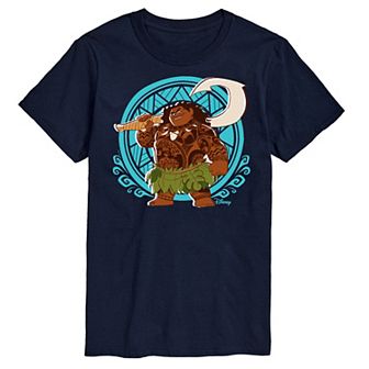 Disney's Moana Men's Maui Pattern Graphic Tee