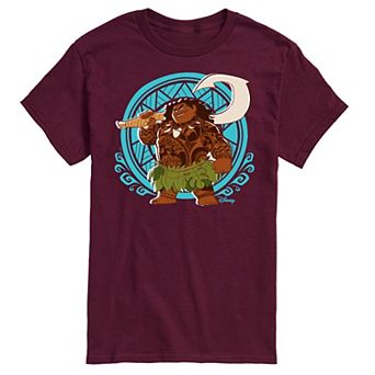 Disney's Moana Men's Maui Pattern Graphic Tee