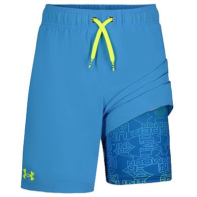 Boys 8-20 Under Armour Compression Volley Swim Shorts