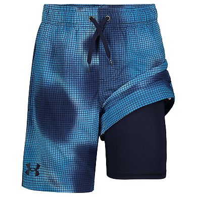 Boys 8-20 Under Armour Compression Volley Swim Shorts