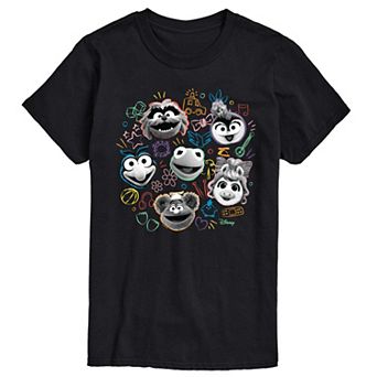 Disney's Muppet Babies Men's Faces Graphic Tee