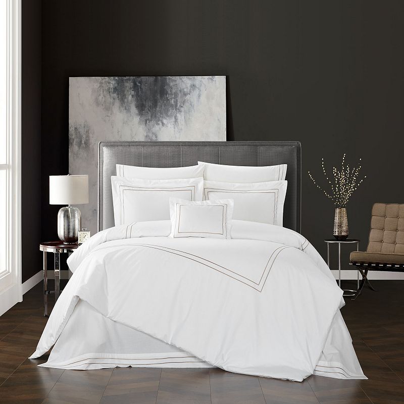 37758597 Chic Home Santorini Comforter and Sham Set, Beig/G sku 37758597