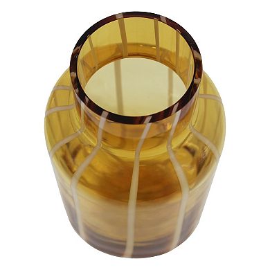 Sonoma Goods For Life® Yellow Striped Medium Vase Table Decor