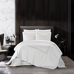 Chic Home Utopia 4 Piece King Duvet Cover Set - Black