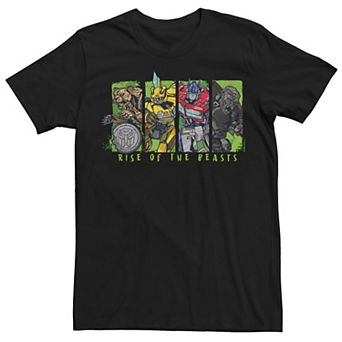Big & Tall Transformers Rise of the Beasts Autobots Panels Graphic Tee