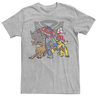 Big & Tall Transformers Rise of the Beasts Autobots Team Logo Tee
