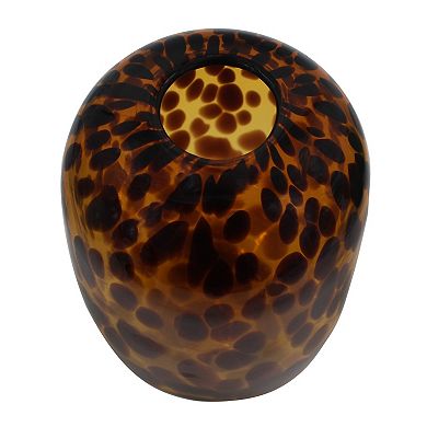 Sonoma Goods For Life® Speckled Amber Round Glass Vase