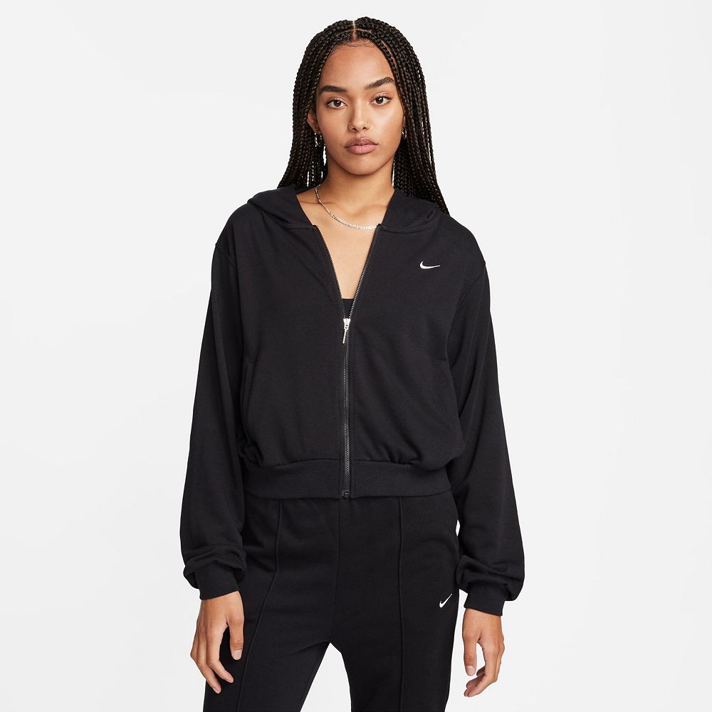 売れ筋商品|||ナイキ パーカー・スウェットシャツ アウター レディース Women's Sportswear Chill Terry Loose-Fit Full-Zip French-Terry Hoodie Black/sail Women's Nike Sportswear Chill Terry Full-Zip Hoodie