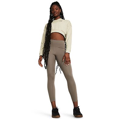 Women's Under Armour Rival Terry Oversized Cropped Crewneck Sweatshirt
