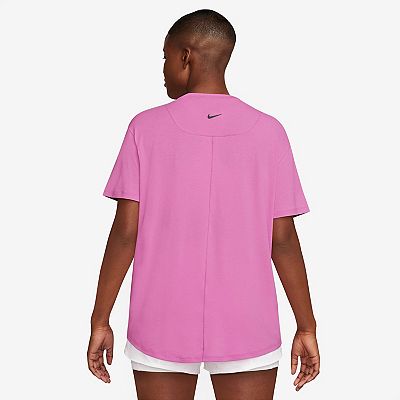 ️NWOT Women's Light Pink Nike Short Sleeve Athletic cheapest Workout Shirt Size Medium