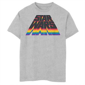 Boys Star Wars Rainbow Stack Graphic Tee
