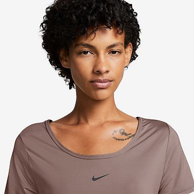 Women's Nike One Dri-FIT Crop Twist Short Sleeve Top
