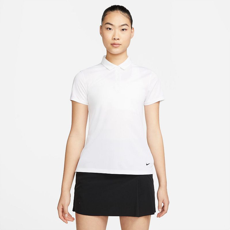 UPC 195245090944 product image for Women's Nike Victory Dri-FIT Golf Polo, Size: XL, White | upcitemdb.com