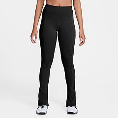 Jockey Ladies' Cropped Slit Flare Activewear Yoga Pants, Navy