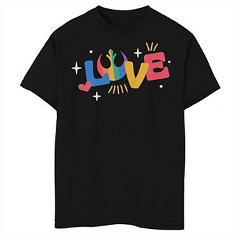 Boys Star Wars Rebel Love Graphic Tee