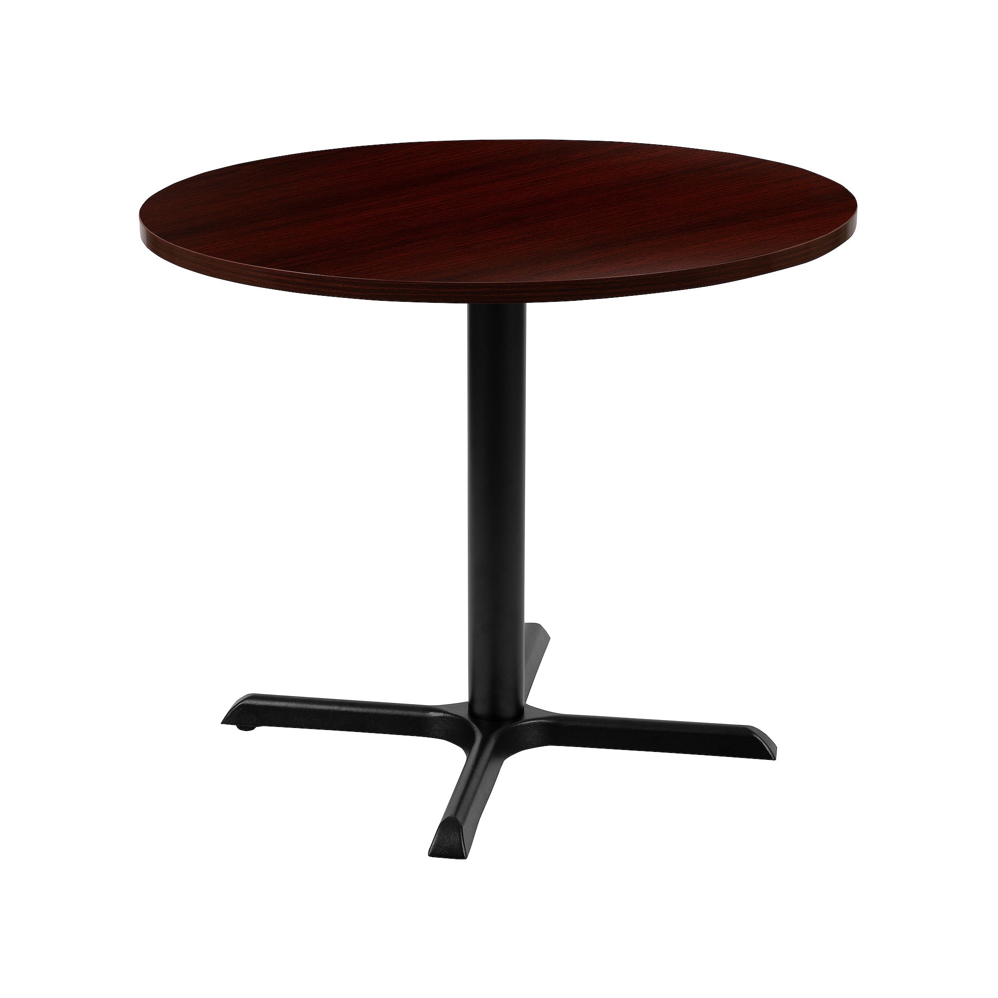 Flash Furniture Chapman Round Conference Table, Brown