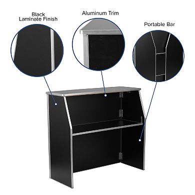 Flash Furniture Amara 4-Foot Portable Event Bar