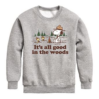Boys 8-20 Peanuts In The Woods Fleece Sweatshirt
