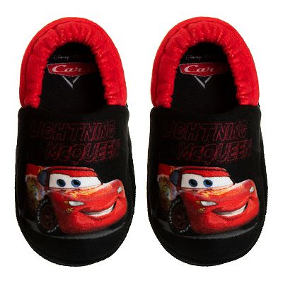 Disney Pixar Cars Lightning McQueen Toddler Boys Slippers