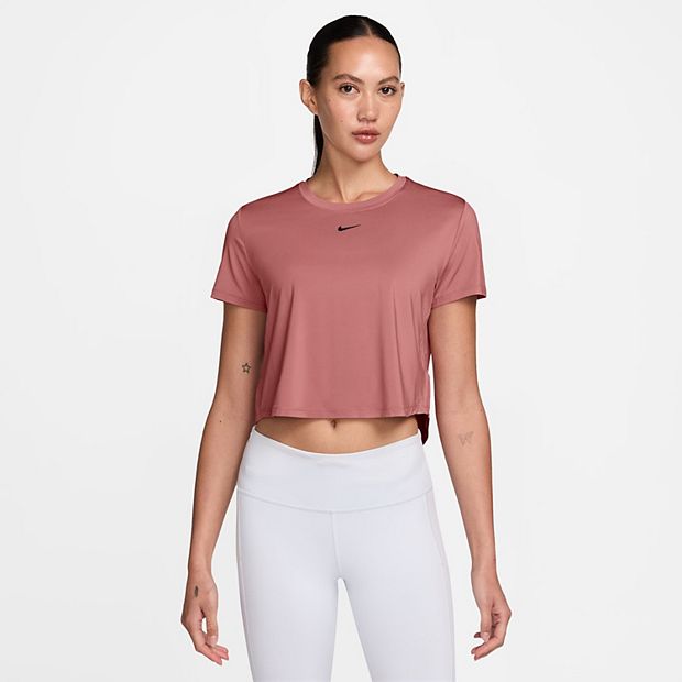 Women's Nike One Dri-FIT Crop Short Sleeve Top
