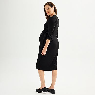 Maternity Sonoma Goods For Life® Knit Wrap Dress