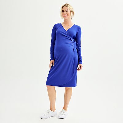 Maternity Sonoma Goods For Life® Knit Wrap Dress