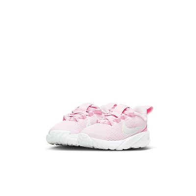 Nike Toddler Star Runner 4 Shoes Size 10 White Pink