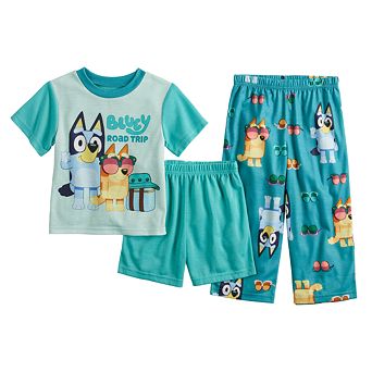 Toddler Boy Bluey "Bluey Road Trip" Top & Bottoms Pajama Set