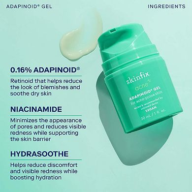 acne+ adapinoid Gel with Niacinamide + Squalane