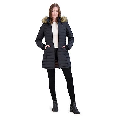 Women s Halitech Faux Fur Trimmed Puffer Jacket