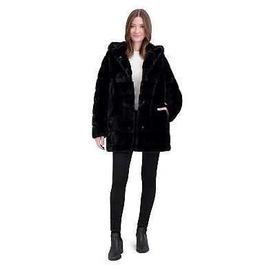 Women's Halitech Faux Fur Hooded Puffer Coat