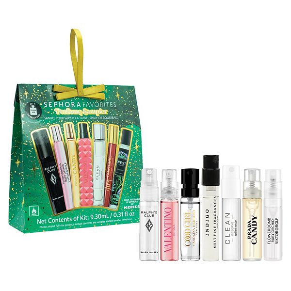 Perfume sample best sale set with voucher