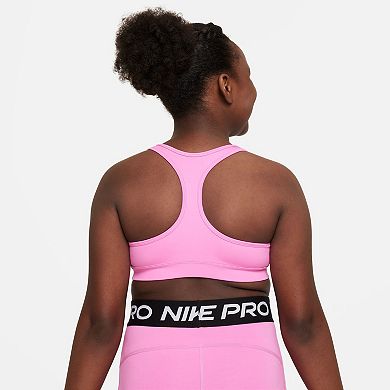 Girls Plus Size Nike Swoosh Medium-Impact Sports Bra