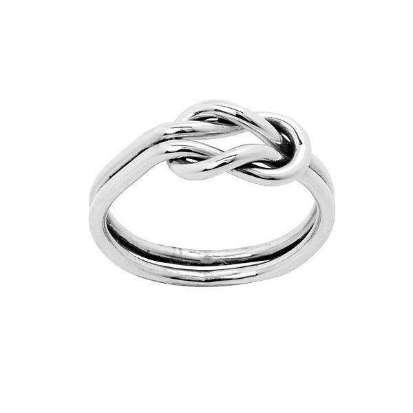 Main and Sterling Sterling Silver Knot Ring