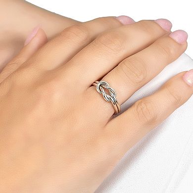 Main and Sterling Sterling Silver Knot Ring