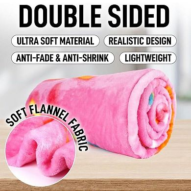 Zulay Giant Donut Blanket for Adult and Kids (60 Inches)