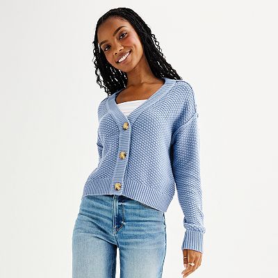 V neck button front cardigan new arrivals