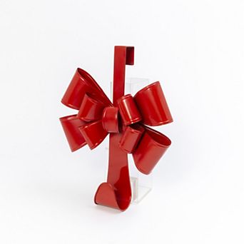 Gerson Red Bow Wreath Hanger Door Hanger